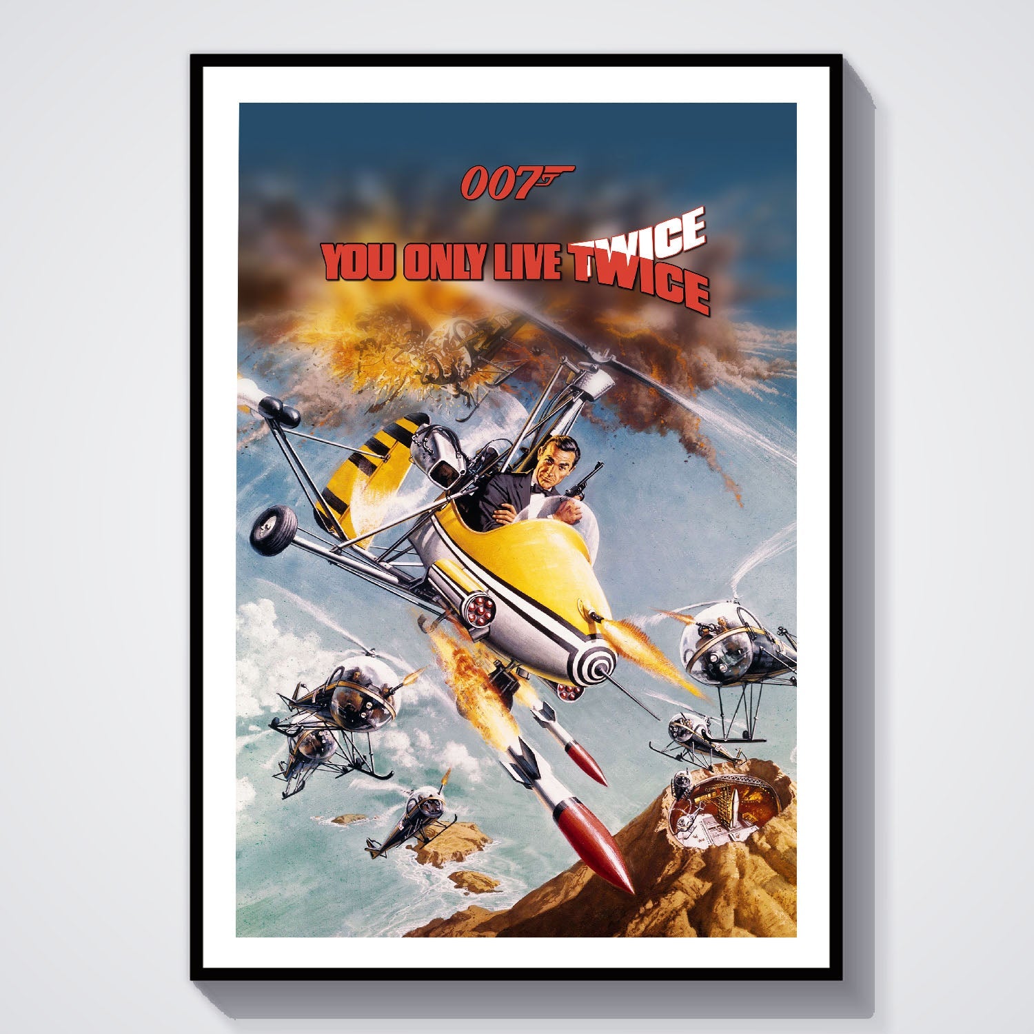 Flex Designs Poster You Only Live Twice 8 x 10" Home Goods - Movie 1967 Movie Poster