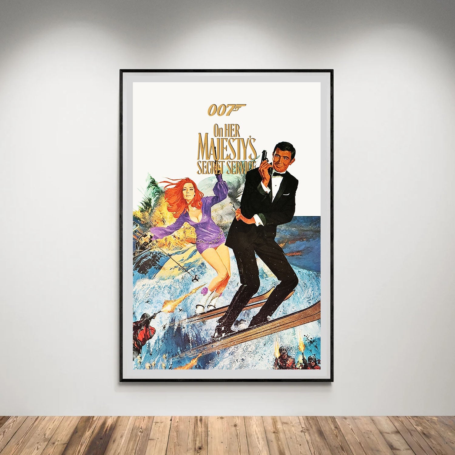 Flex Designs Poster On Her Majestys Secret Service 5 x 7" Home Goods - Movie 1969 Movie Poster