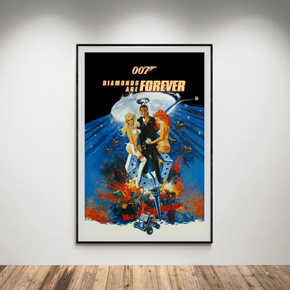 Flex Designs Poster Diamonds Are Forever 5 x 7" Home Goods - Movie 1971 Movie Poster