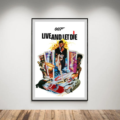 Flex Designs Poster Live and Let Die 5 x 7" Home Goods - Movie 1973 Movie Poster