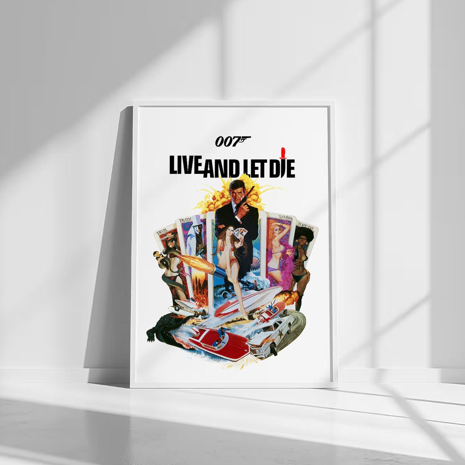 Flex Designs Poster Live and Let Die 8 x 10" Home Goods - Movie 1973 Movie Poster