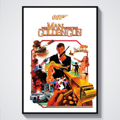 Flex Designs Poster The Man with the Golden Gun 5 x 7" Home Goods - Movie 1974 Movie Poster