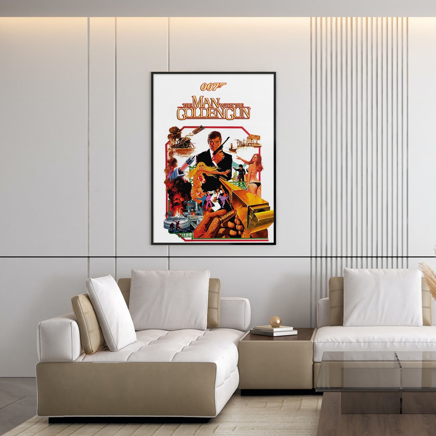 Flex Designs Poster The Man with the Golden Gun 5 x 7" Home Goods - Movie 1974 Movie Poster