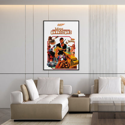 Flex Designs Poster The Man with the Golden Gun 5 x 7" Home Goods - Movie 1974 Movie Poster