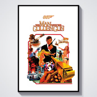 Flex Designs Poster The Man with the Golden Gun 8 x 10" Home Goods - Movie 1974 Movie Poster
