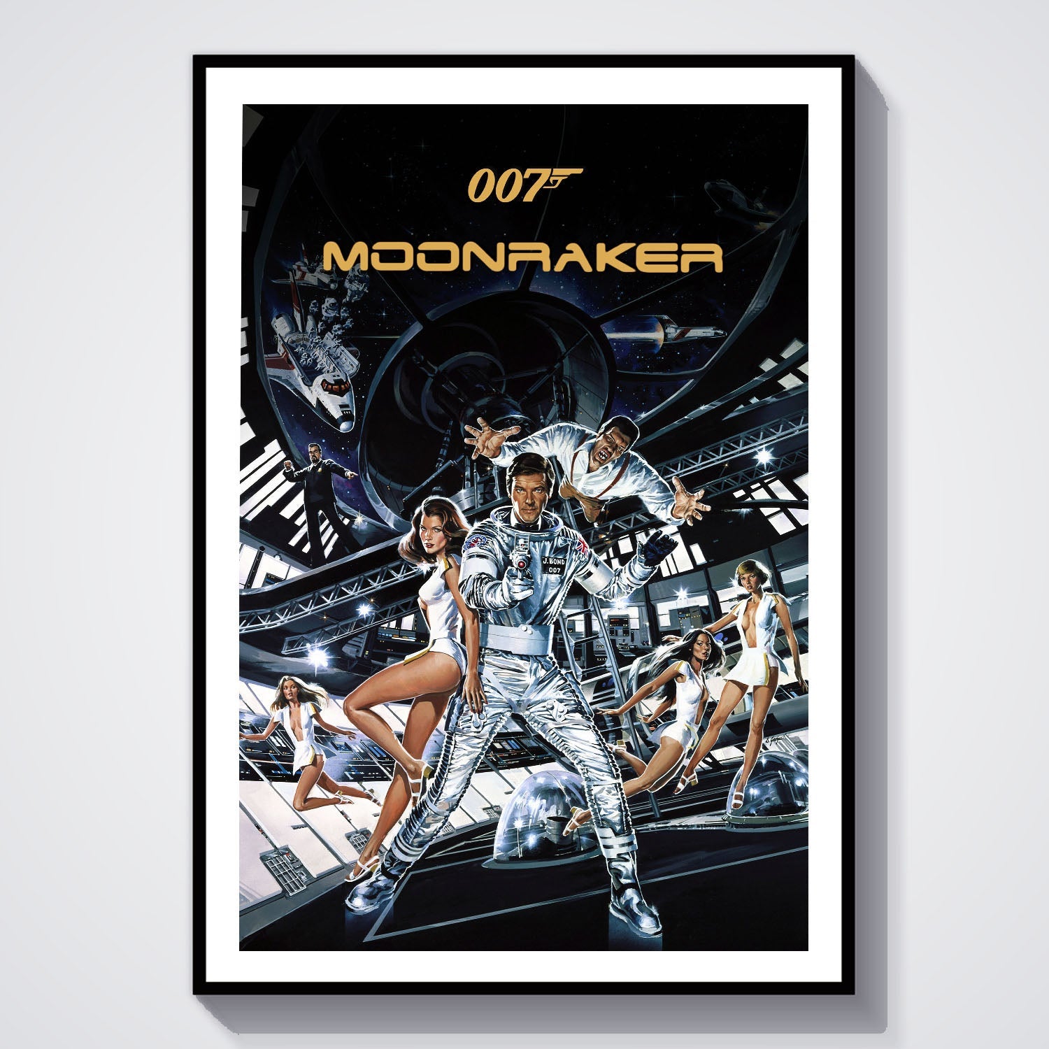 Flex Designs Poster Moonraker 8 x 10" Home Goods - Movie 1979 Movie Poster