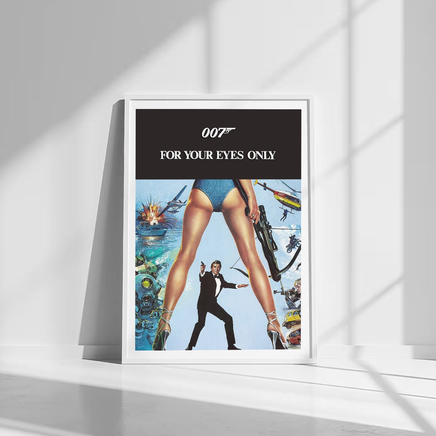 Flex Designs Poster For Your Eyes Only 8 x 10" Home Goods - Movie 1981 Movie Poster