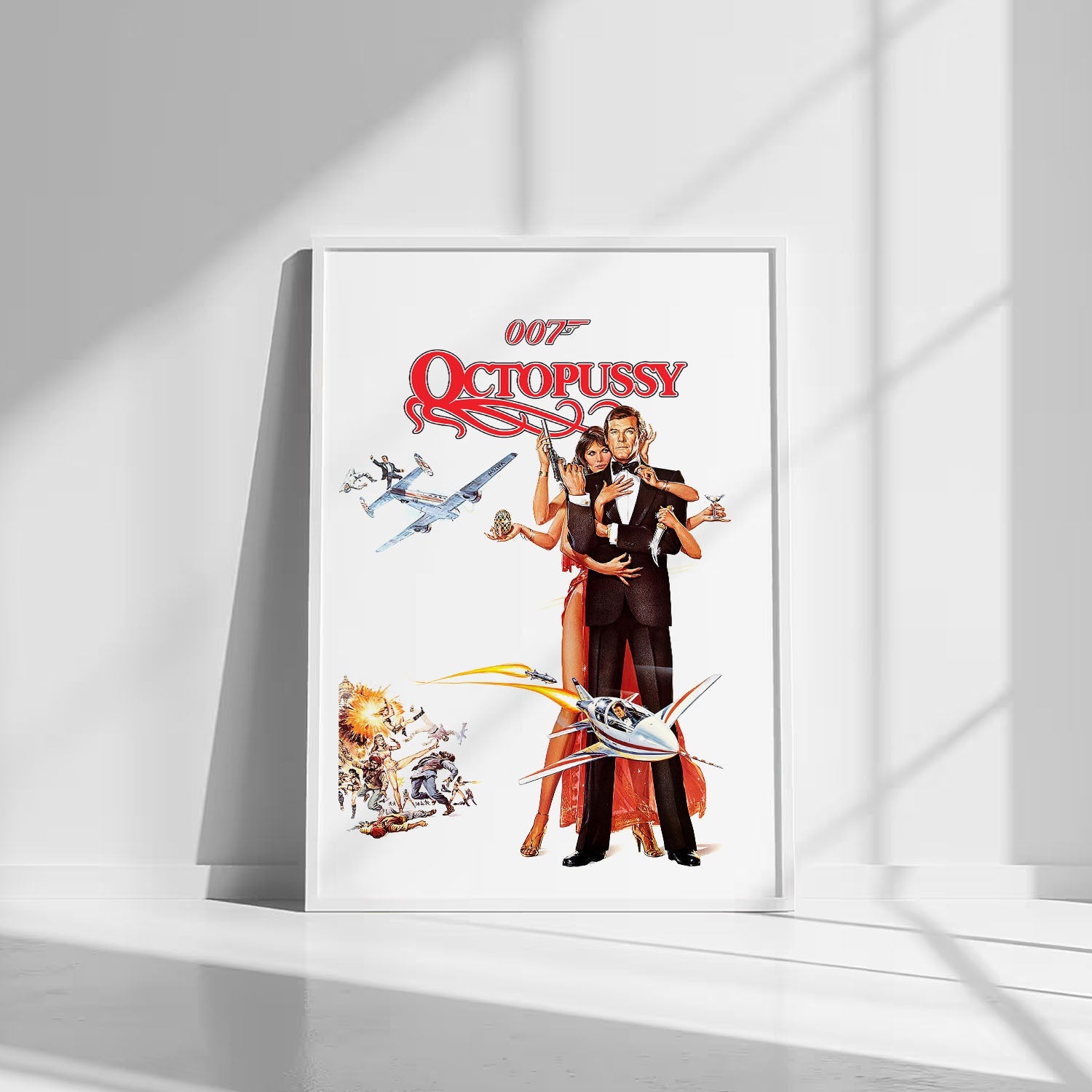 Flex Designs Poster Octopussy 8 x 10" Home Goods - Movie 1983 Movie Poster