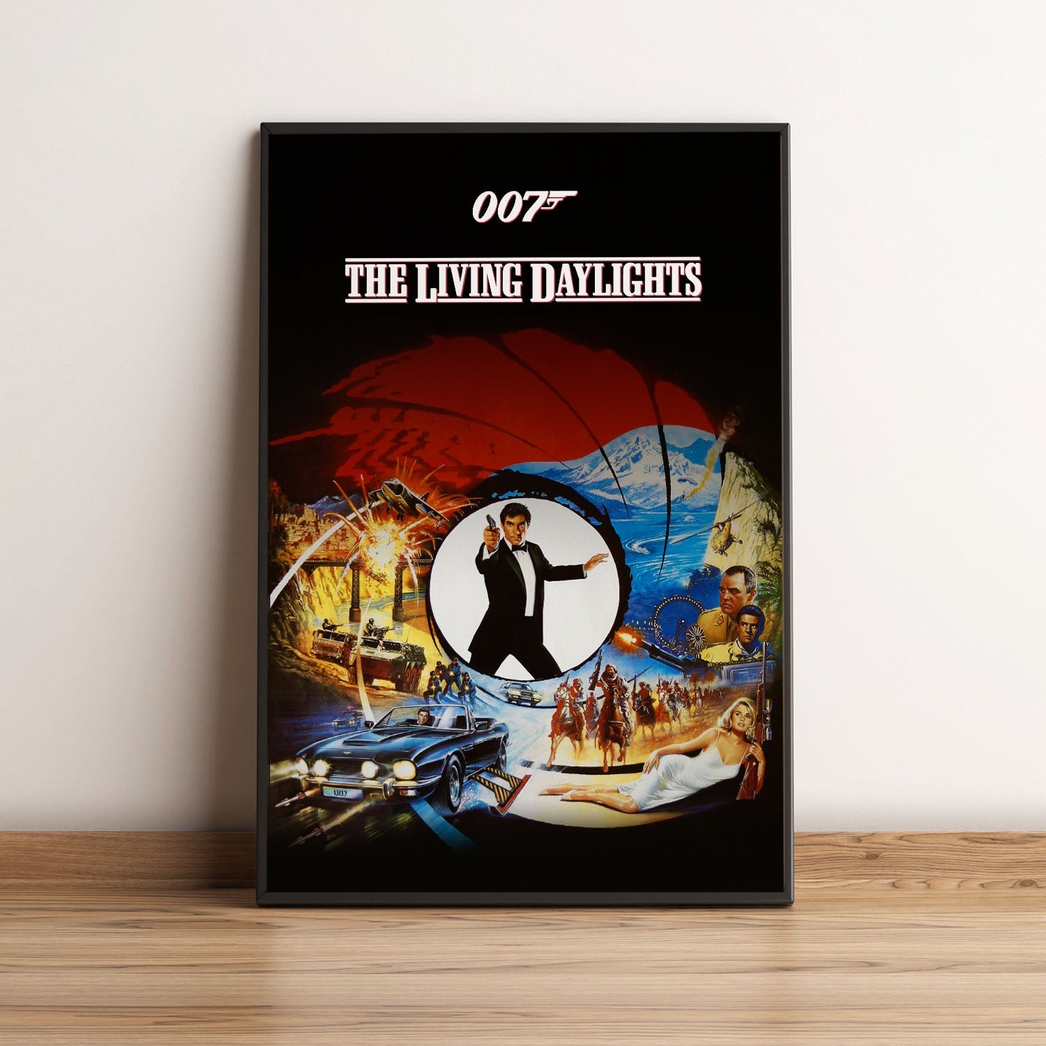 Flex Designs Poster The Living Daylights 5 x 7" Home Goods - Movie 1987 Movie Poster