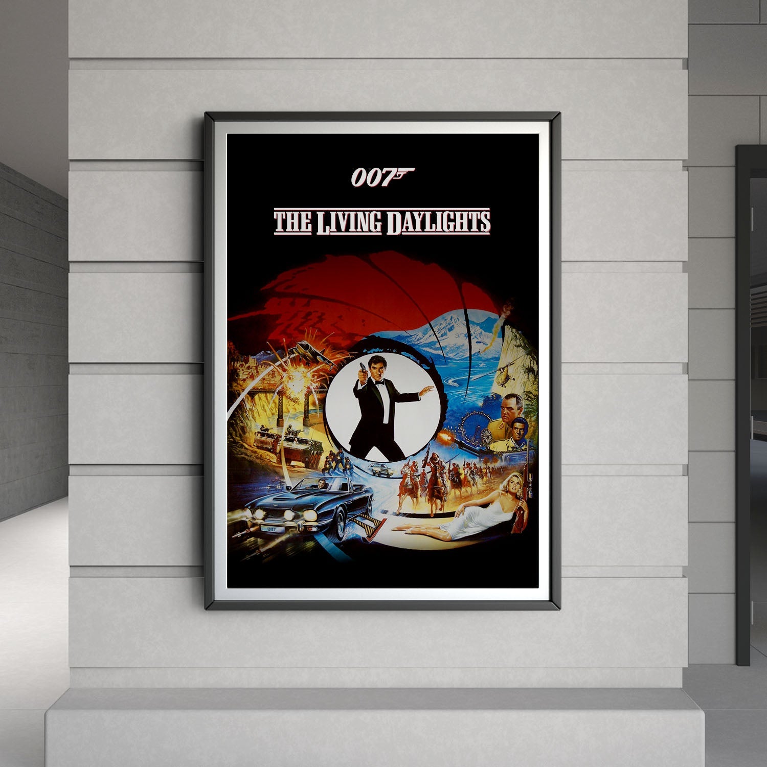 Flex Designs Poster The Living Daylights 8 x 10" Home Goods - Movie 1987 Movie Poster