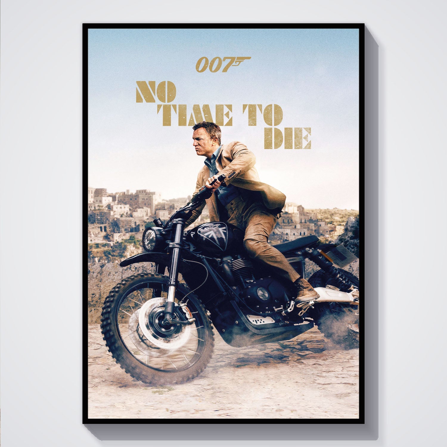 Flex Designs Poster No Time to Die 5 x 7" Home Goods - Movie 2021 Movie Poster