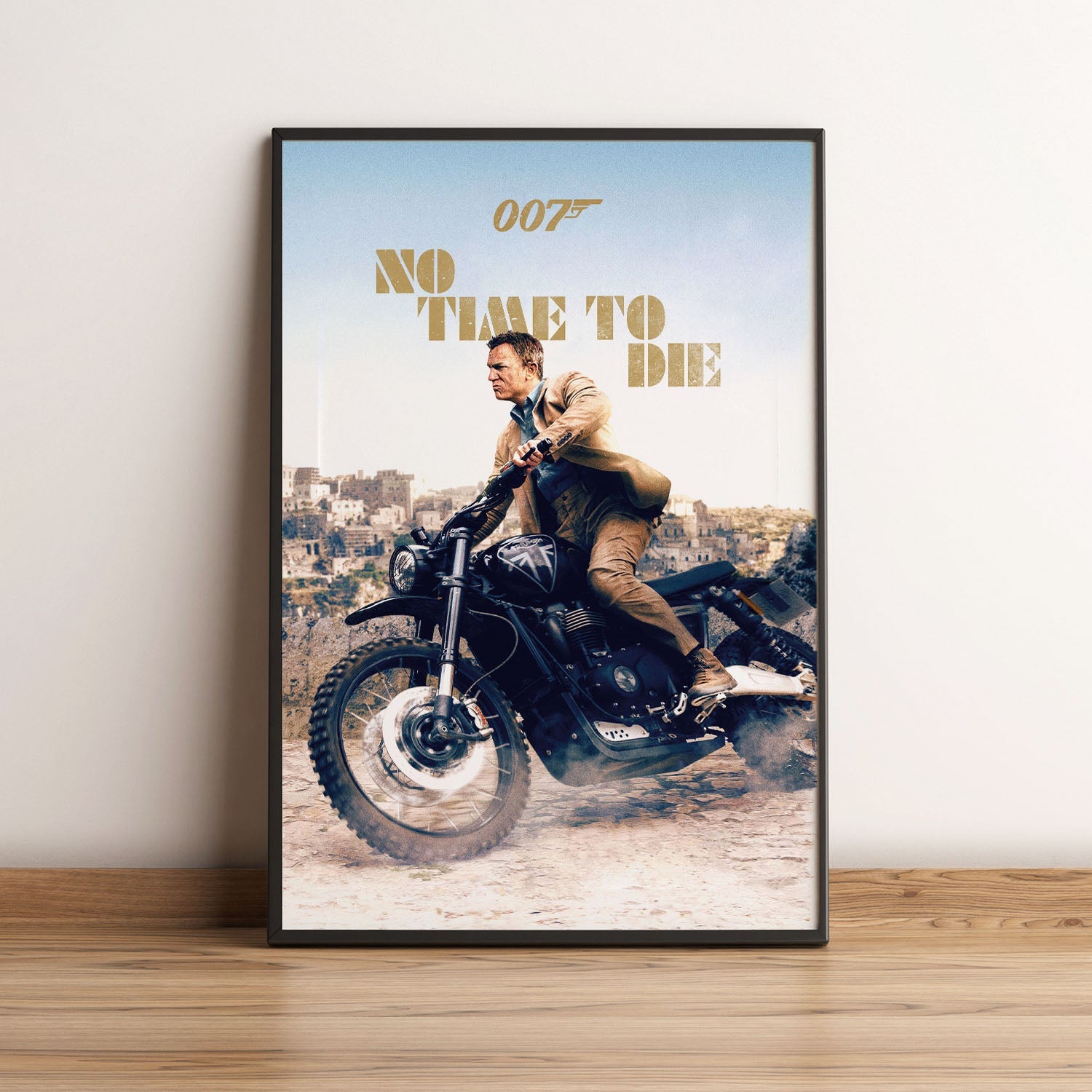 Flex Designs Poster No Time to Die 5 x 7" Home Goods - Movie 2021 Movie Poster