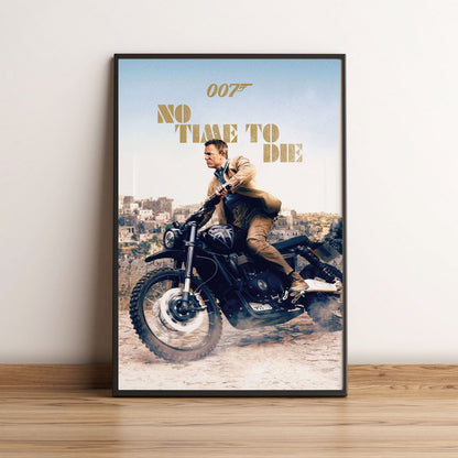 Flex Designs Poster No Time to Die 5 x 7" Home Goods - Movie 2021 Movie Poster