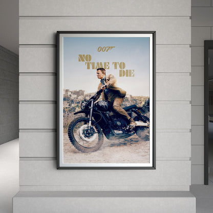 Flex Designs Poster No Time to Die 8 x 10" Home Goods - Movie 2021 Movie Poster