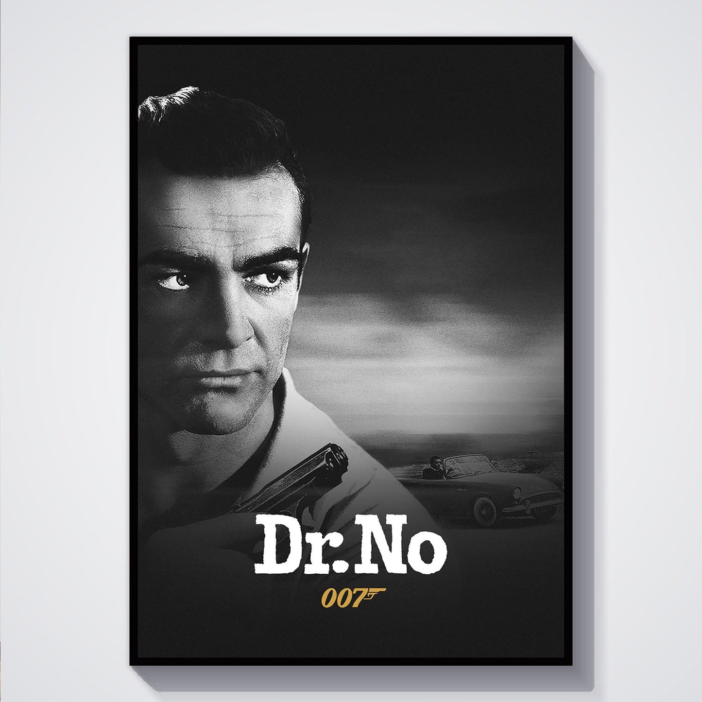 Flex Designs Poster Dr No B&W 5 x 7" Home Goods - Movie 1962 Movie Poster