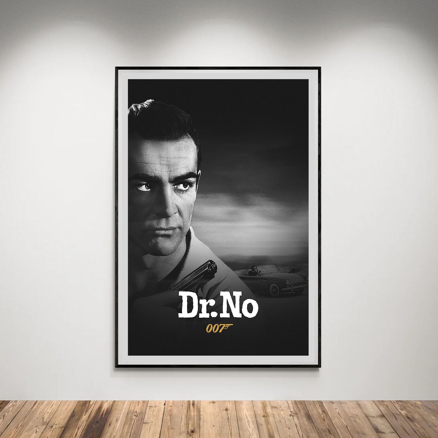 Flex Designs Poster Dr No B&W 5 x 7" Home Goods - Movie 1962 Movie Poster