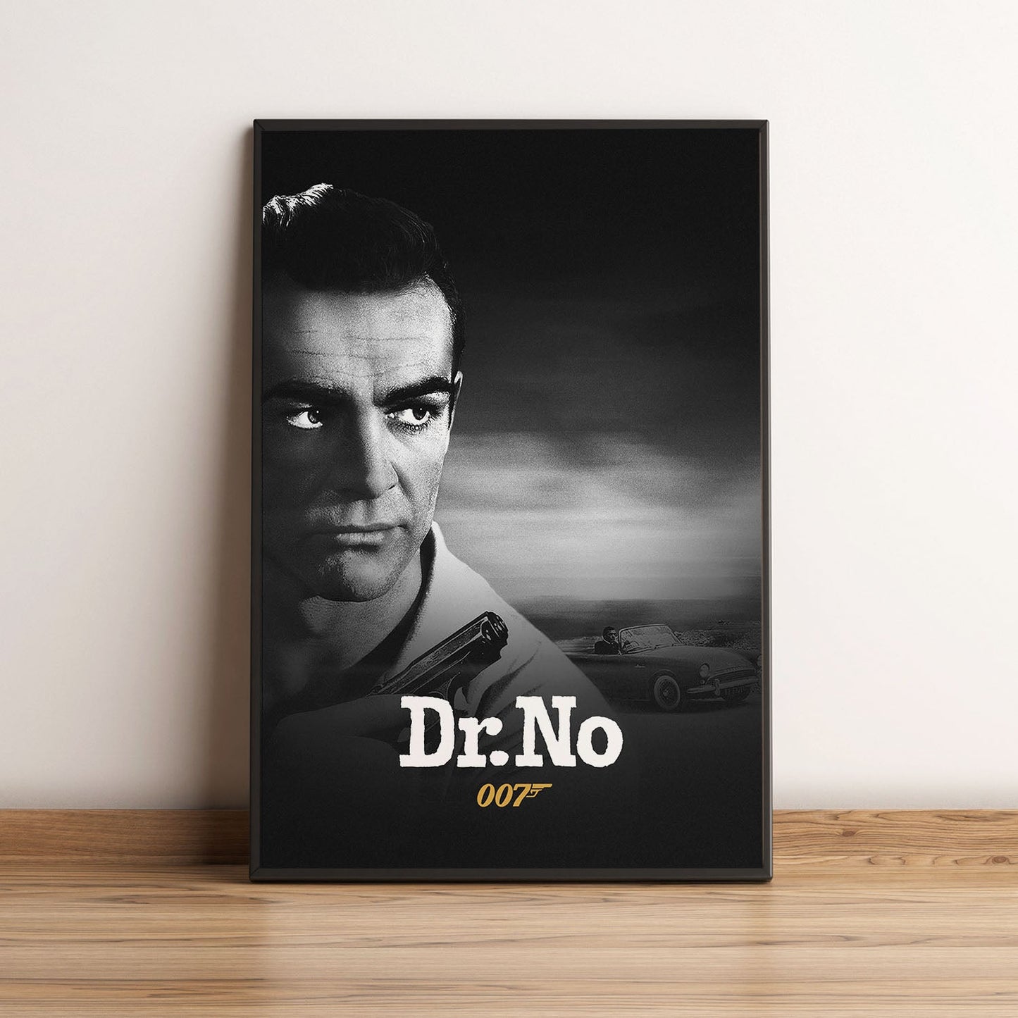 Flex Designs Poster Dr No B&W 5 x 7" Home Goods - Movie 1962 Movie Poster