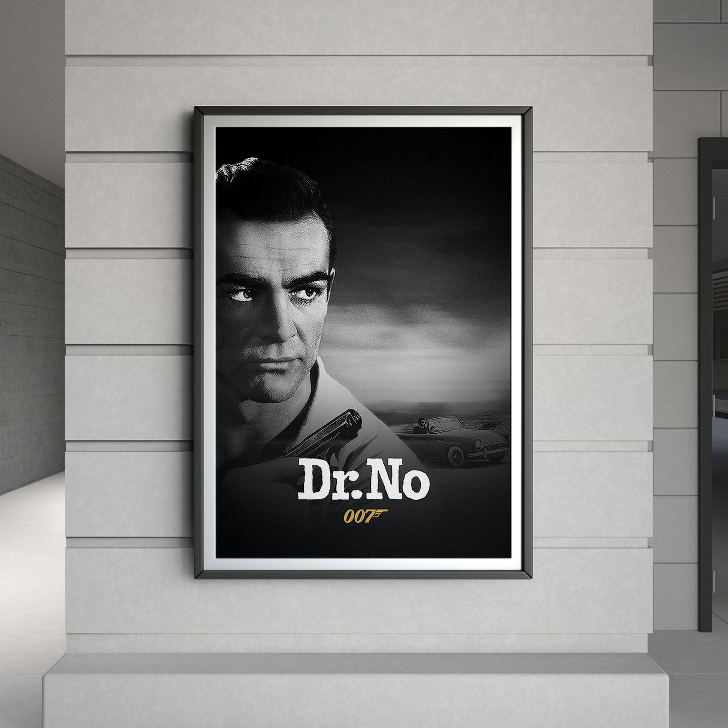 Flex Designs Poster Dr No B&W 8 x 10" Home Goods - Movie 1962 Movie Poster