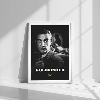 Flex Designs Poster Goldfinger B&W 8 x 10" Home Goods - Movie 1964 Movie Poster