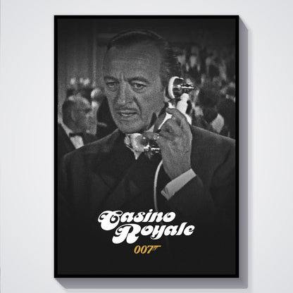 Flex Designs Poster Casino Royale 1967 B&W 5 x 7" Home Goods - Movie 1967 Movie Poster