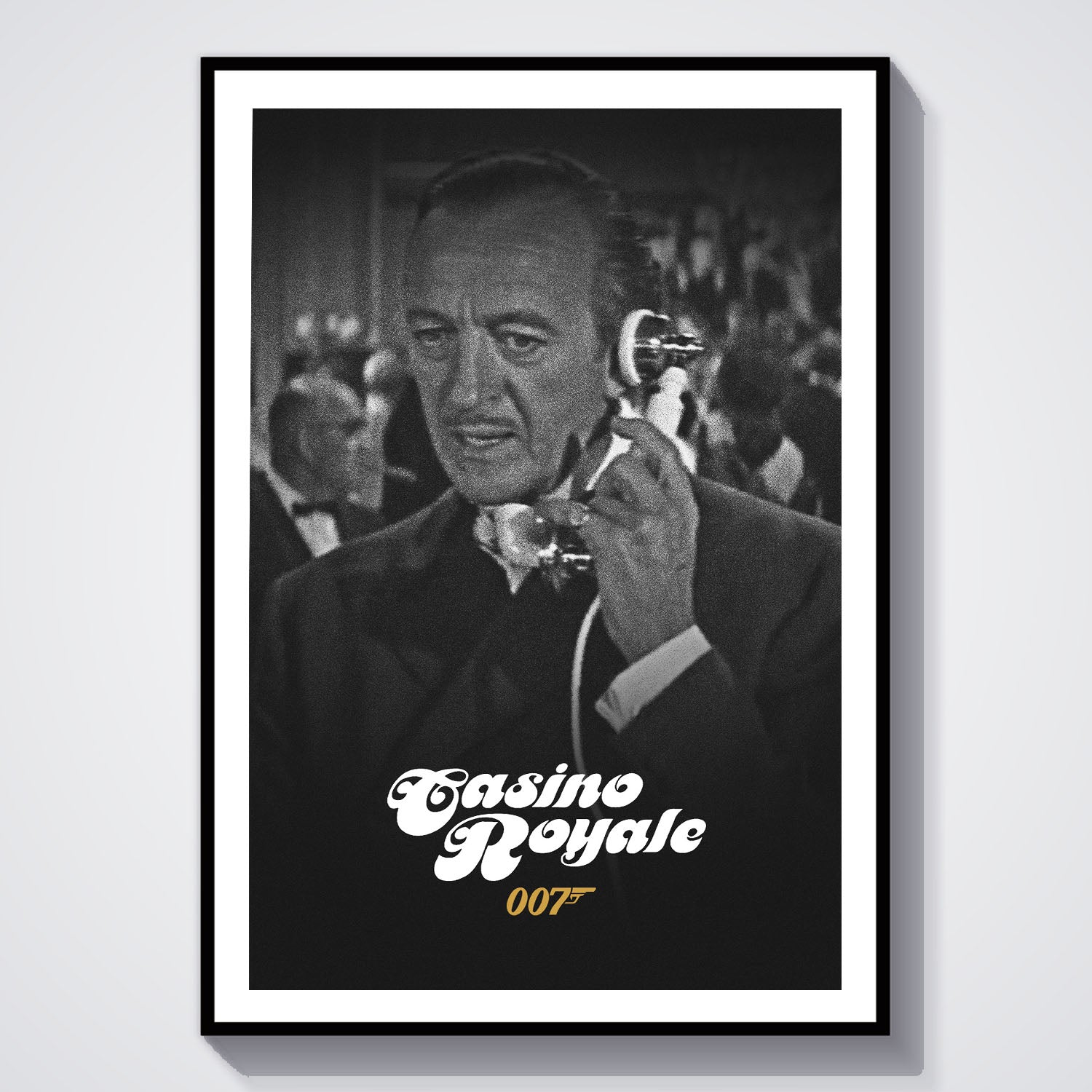 Flex Designs Poster Casino Royale 1967 B&W 8 x 10" Home Goods - Movie 1967 Movie Poster