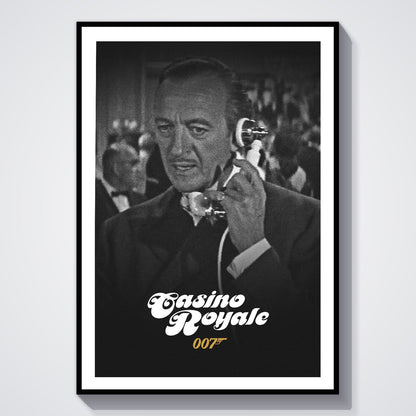 Flex Designs Poster Casino Royale 1967 B&W 8 x 10" Home Goods - Movie 1967 Movie Poster