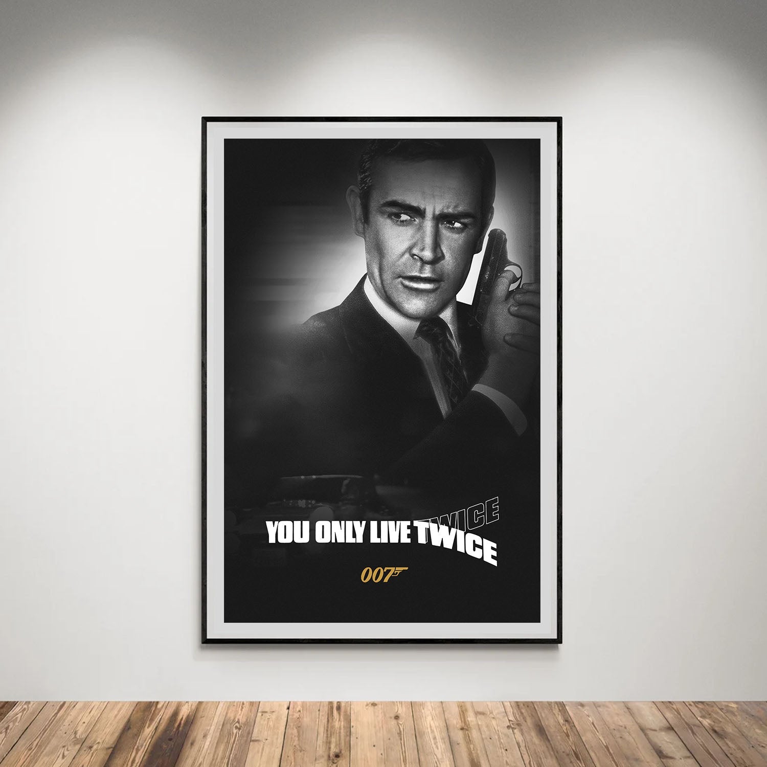Flex Designs Poster You Only Live Twice B&W 5 x 7" Home Goods - Movie 1967 Movie Poster