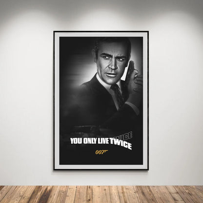 Flex Designs Poster You Only Live Twice B&W 5 x 7" Home Goods - Movie 1967 Movie Poster