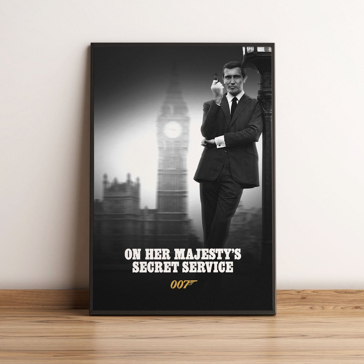 Flex Designs Poster On Her Majestys Secret Service B&W 5 x 7" Home Goods - Movie 1969 Movie Poster