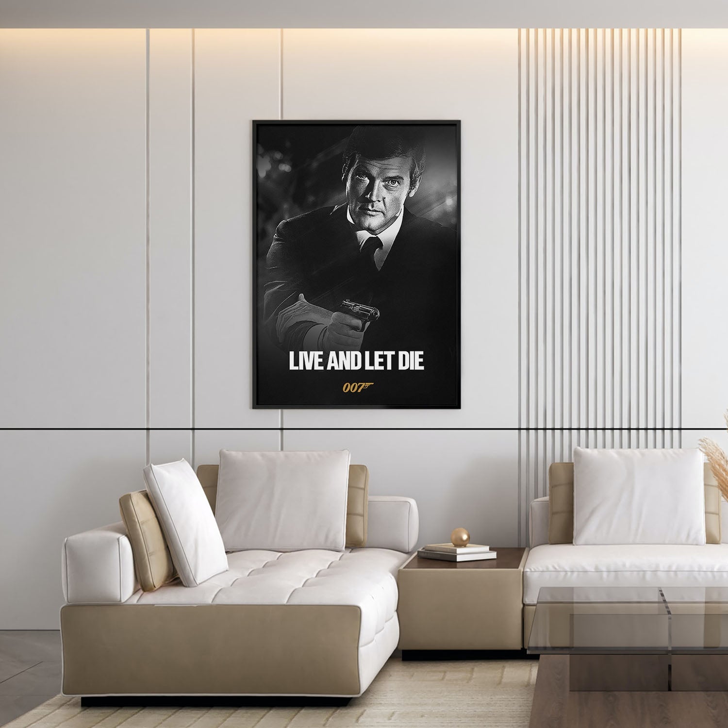 Flex Designs Poster Live and Let Die B&W 5 x 7" Home Goods - Movie 1973 Movie Poster