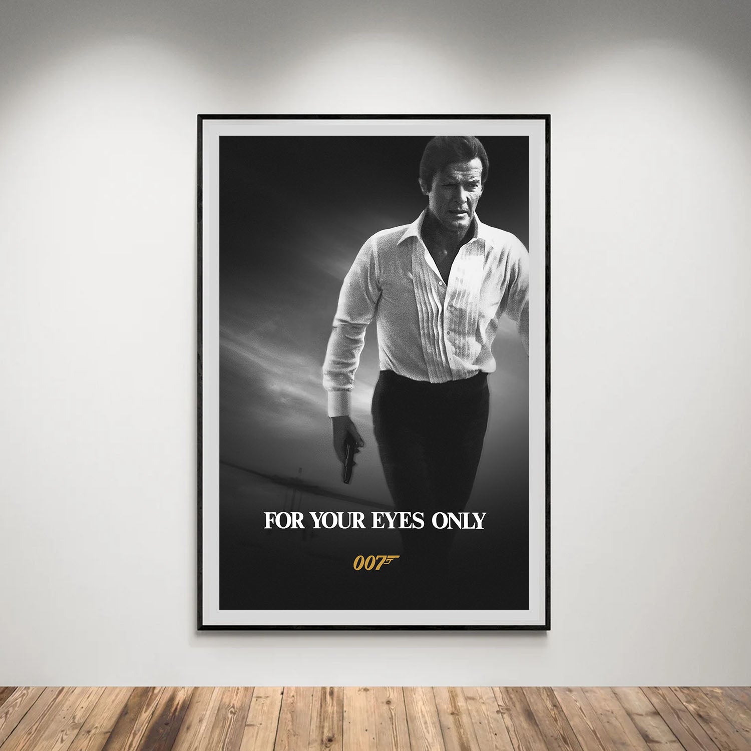 Flex Designs Poster For Your Eyes Only B&W 5 x 7" Home Goods - Movie 1981 Movie Poster