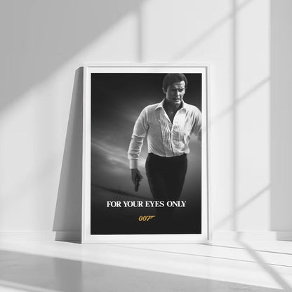 Flex Designs Poster For Your Eyes Only B&W 8 x 10" Home Goods - Movie 1981 Movie Poster