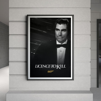 Flex Designs Poster Licence to Kill B&W 8 x 10" Home Goods - Movie 1989 Movie Poster