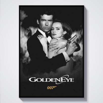Flex Designs Poster GoldenEye B&W 5 x 7" Home Goods - Movie 1995 Movie Poster
