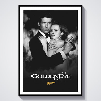 Flex Designs Poster GoldenEye B&W 8 x 10" Home Goods - Movie 1995 Movie Poster