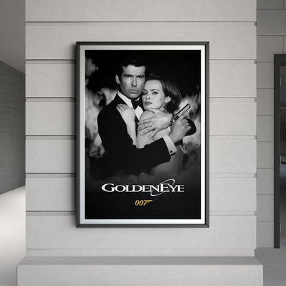 Flex Designs Poster GoldenEye B&W 8 x 10" Home Goods - Movie 1995 Movie Poster