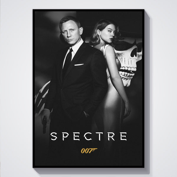 Spectre B&W Poster Movie Poster – Flex Design Store