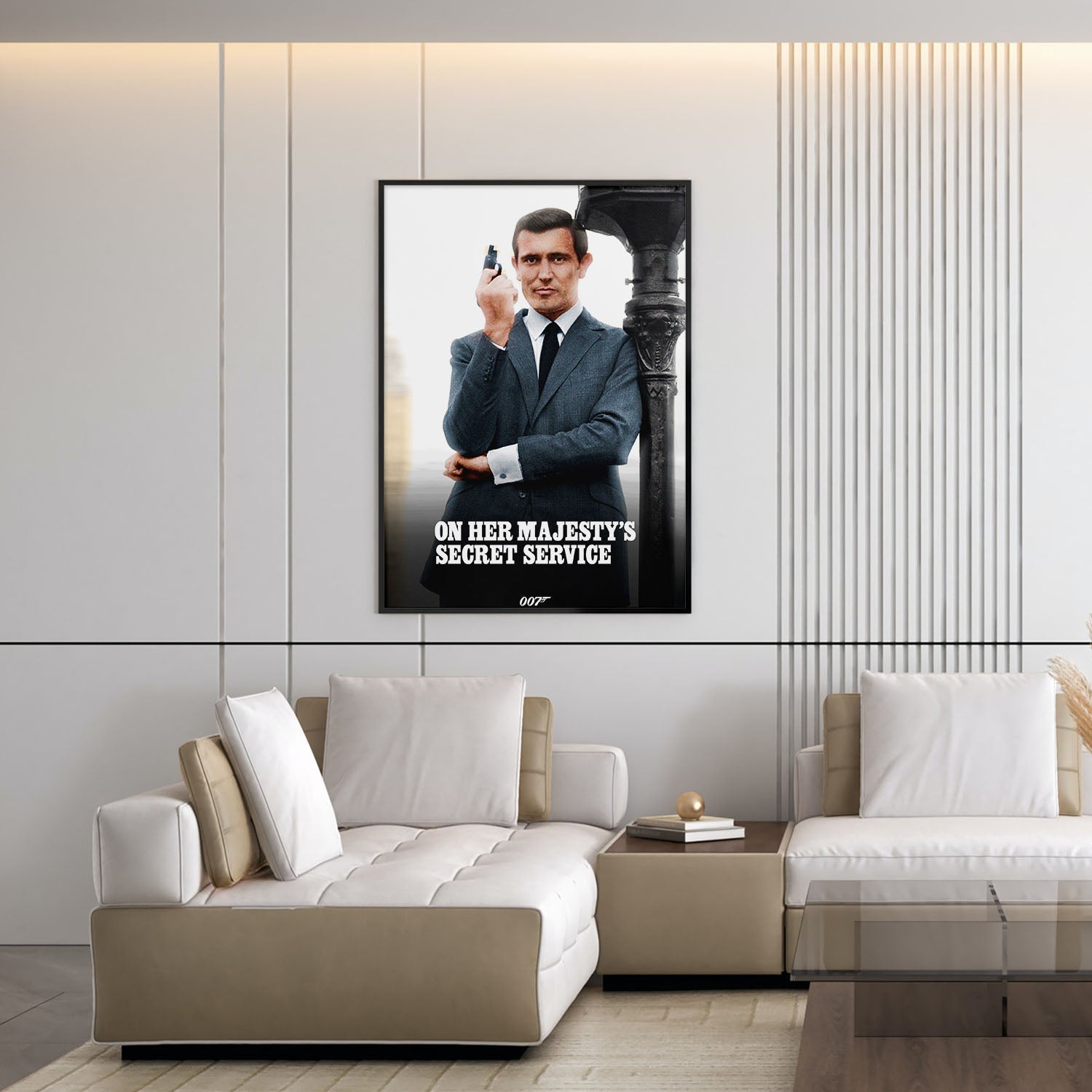 Flex Designs Poster On Her Majestys Secret Service Classic 5 x 7" Home Goods - Movie 1969 Movie Poster