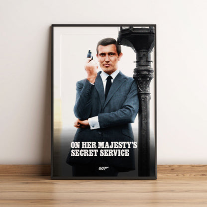 Flex Designs Poster On Her Majestys Secret Service Classic 5 x 7" Home Goods - Movie 1969 Movie Poster