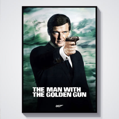Flex Designs Poster The Man with the Golden Gun Classic 5 x 7" Home Goods - Movie 1974 Movie Poster