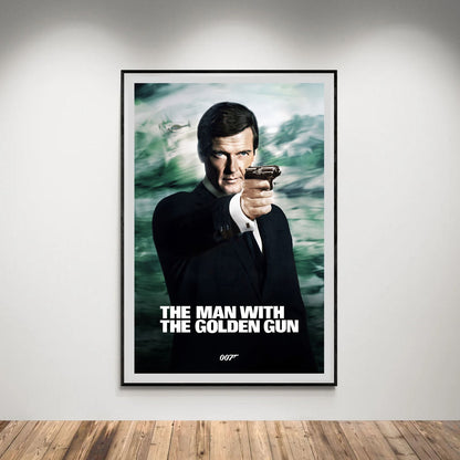 Flex Designs Poster The Man with the Golden Gun Classic 5 x 7" Home Goods - Movie 1974 Movie Poster