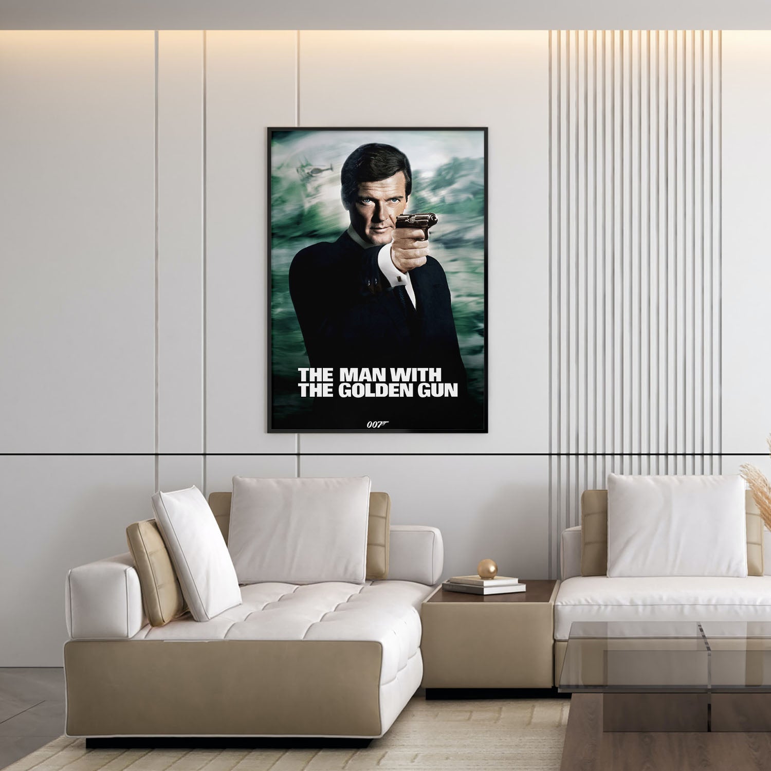 Flex Designs Poster The Man with the Golden Gun Classic 5 x 7" Home Goods - Movie 1974 Movie Poster