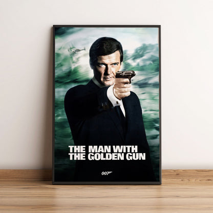 Flex Designs Poster The Man with the Golden Gun Classic 5 x 7" Home Goods - Movie 1974 Movie Poster
