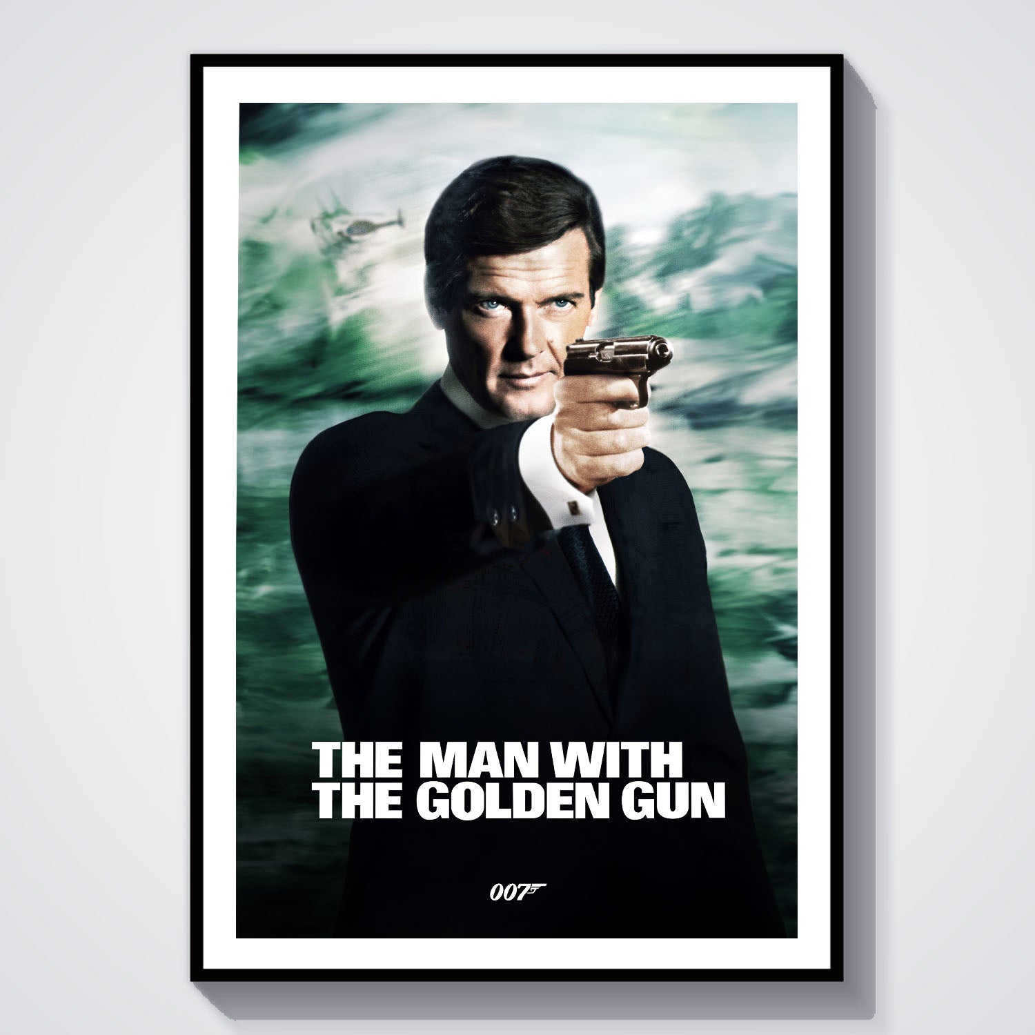 Flex Designs Poster The Man with the Golden Gun Classic 8 x 10" Home Goods - Movie 1974 Movie Poster