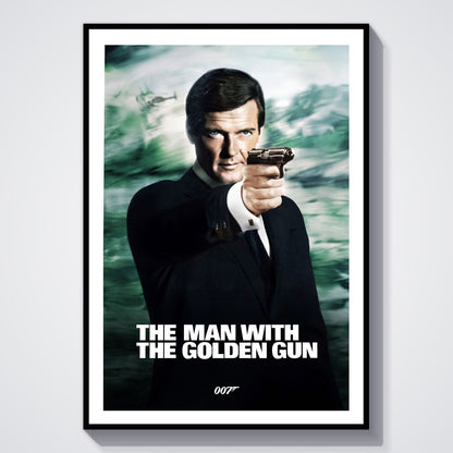 Flex Designs Poster The Man with the Golden Gun Classic 8 x 10" Home Goods - Movie 1974 Movie Poster