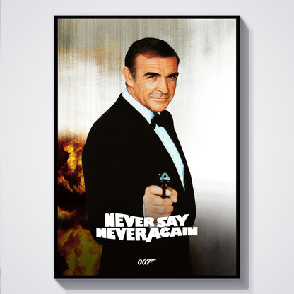 Flex Designs Poster Never Say Never Again Classic 5 x 7" Home Goods - Movie 1983 Movie Poster