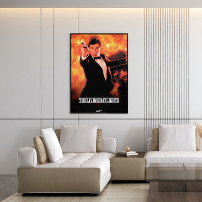 Flex Designs Poster The Living Daylights Classic 5 x 7" Home Goods - Movie 1987 Movie Poster