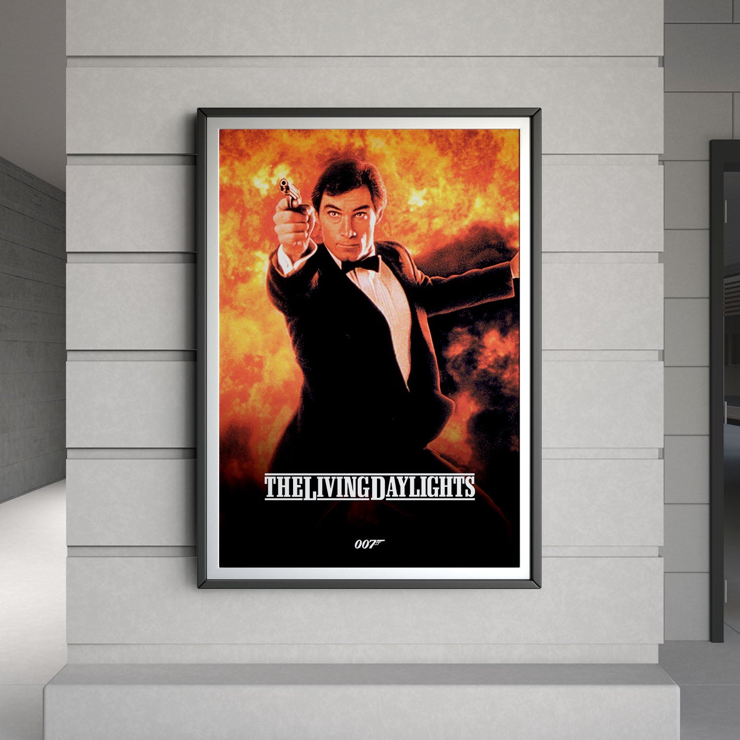 Flex Designs Poster The Living Daylights Classic 8 x 10" Home Goods - Movie 1987 Movie Poster