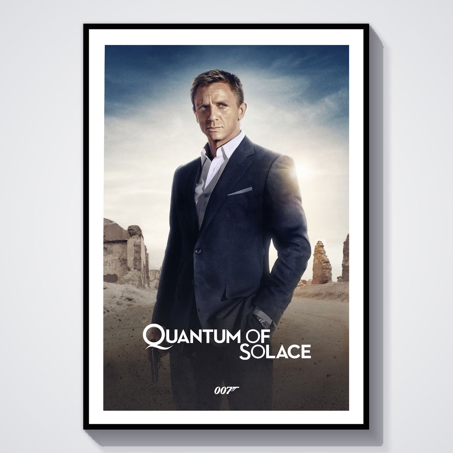 Flex Designs Poster Quantum of Solace Classic 8 x 10" Home Goods - Movie 2008 Movie Poster