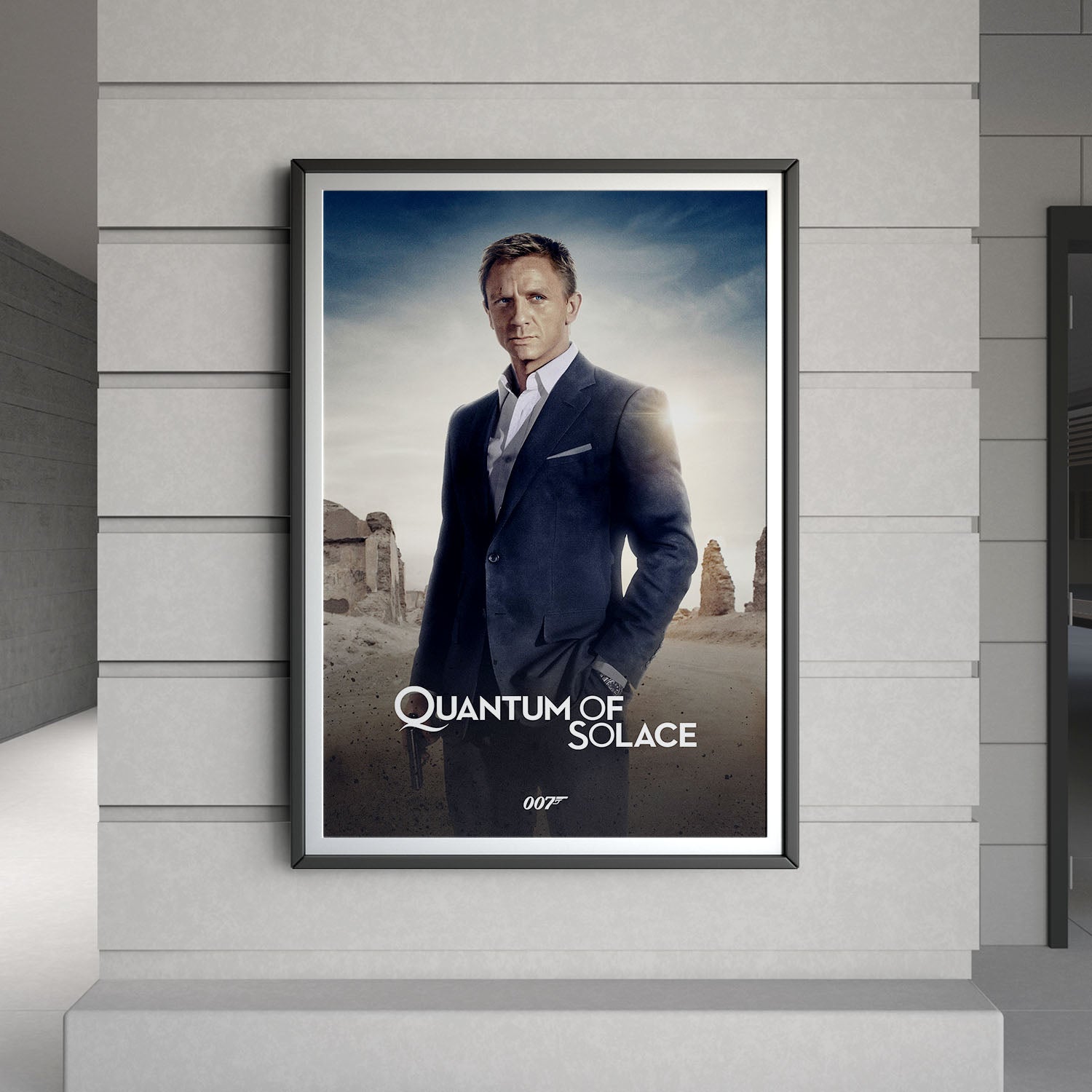 Flex Designs Poster Quantum of Solace Classic 8 x 10" Home Goods - Movie 2008 Movie Poster